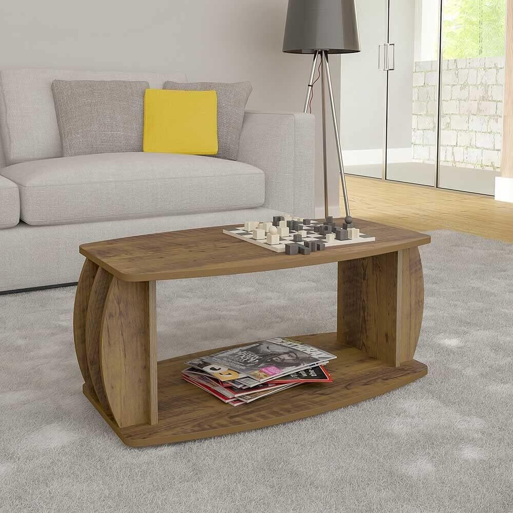 Caribe Coffee Table - Walnut Brown
Contemporary Elegance for Your Living Space