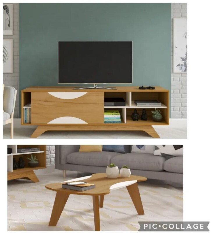TV Stand Coral & Nicole Coffee Table Luxury living room set