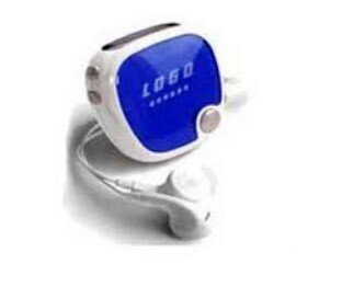 Pedometer with Radio and Earphones - White Box #A-736