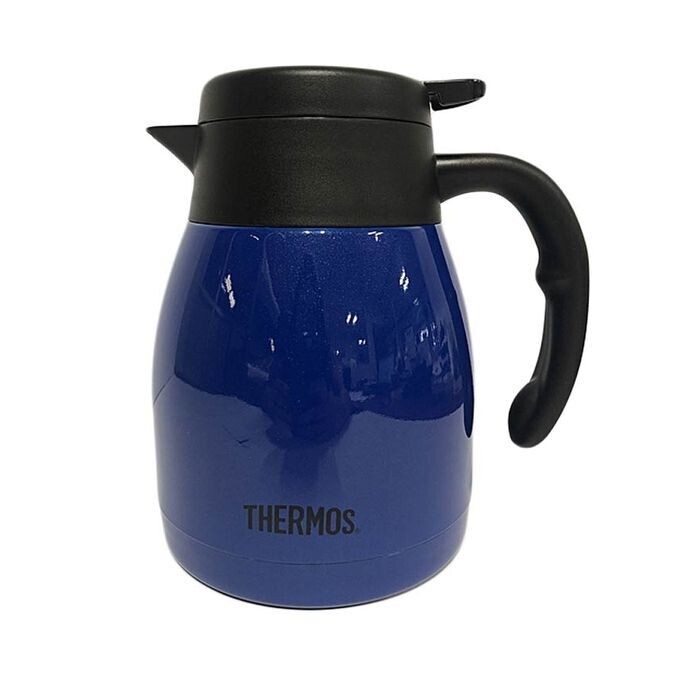 Thermos Vacuum Insulated Carafe Unbreakable flask Blue 1.6L #Kusco-1600