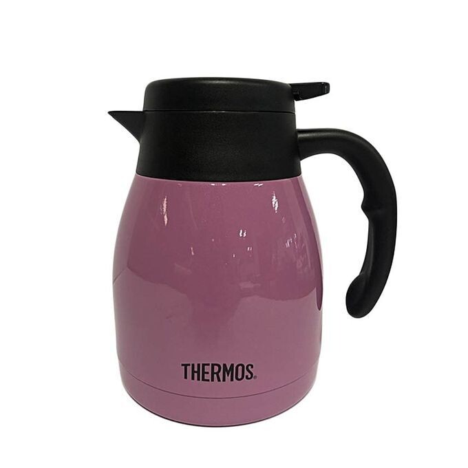 Thermos Vacuum Insulated Carafe Unbreakable flask Pink 1.6L #Kusco-1600