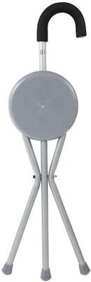 Walking Stick with Chair - Portable Folding Seat Stool Crutches (Model DY5911L / YM911L)