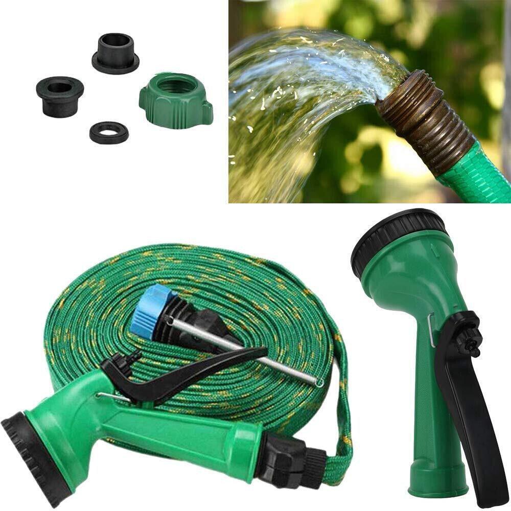 Versatile Gardening Hose Pipe Kit - 10m, Complete with Sprayer and Nozzle
