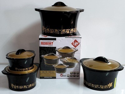 Redberry 4pcs hot pots set 4L+ 5L+ 8L +9L,Premium X-large hot pots