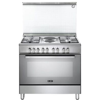 Elba 4 Gas + 2 Electric 90x60 Stainless Steel Cooker - EB/629