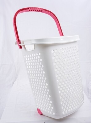 ValuePlus Laundry Basket with Wheels - 53 Litres