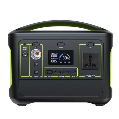 Portable Power Station 500W With 153600mAh Battery Bank