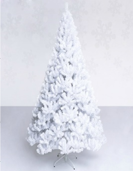 Christmas Tree 15ft PVC white Christmas tree 3200 Tips metal Stand