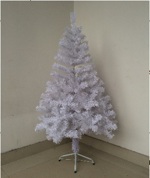 Christmas Tree7ft PVC white Christmas tree 950 Tips Metal Stand