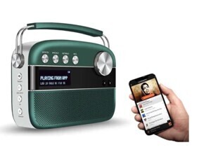 Saregama Carvaan 2.0 Emerald Green | 5000 Songs, Wi-Fi, Podcasts (BBC, Sadhguru)
