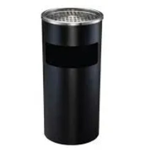 Ashtray Bin - 250 x 610mm - Black (Model DY-B118B)