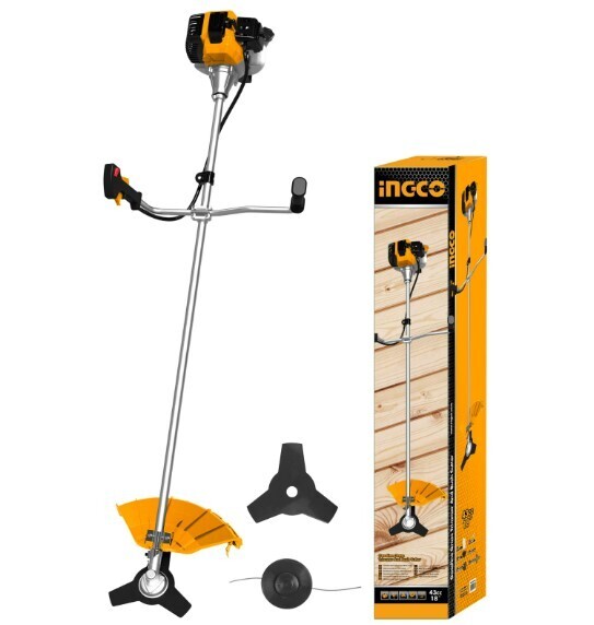 Ingco GMT55231 2-Stroke Gasoline Multi-Tools 52CC - Grass Cutter, Hedge Trimmer, Chainsaw IPT