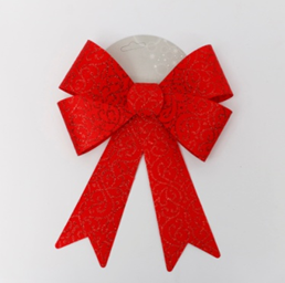 Christmas Red Shinny Bow 23*31cm #SYHDJA-322273