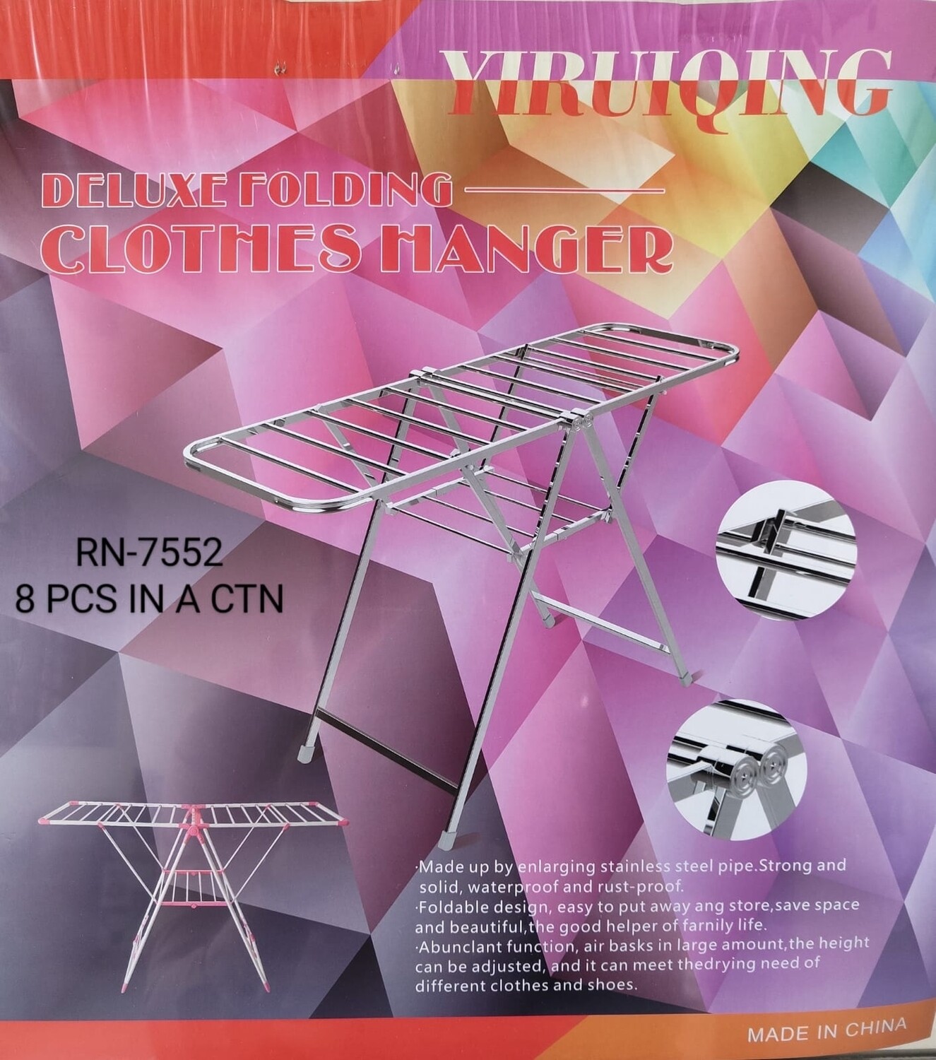 Steel Clothes drying Rack RN7552
