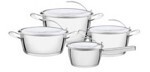 Tramontina 65360/084 4-Piece Stainless Steel Cookware Set
