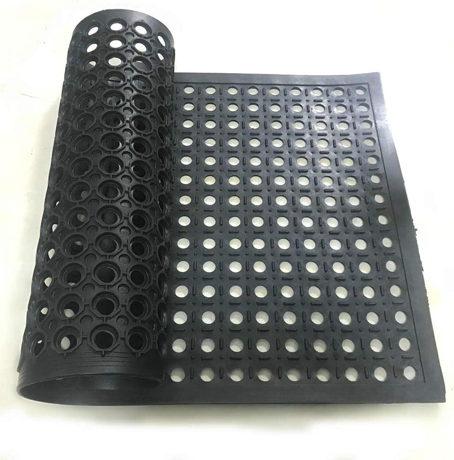 Anti-Fatigue Rubber Floor Mat 50cm x 100cm - MODEL RHDM50X100