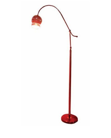 Contemporary Chrome Floor Lamp - Model D020