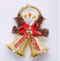 Christmas Hanging Bell 15.5x18.5cm hanging plastic bell  #SYLD-5023058