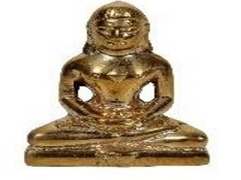 Mahavir Swami Golden Idol (Size: 1.3x0.4x1.8, 95g) - Diwali Celebration model DL-1011