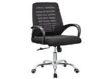 CONCEPT Secretarial Office Chair - Elegant Black Design #513B
