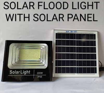 Rashnik Solar Floodlight with Solar Panel 200W