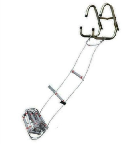 Fire Escape Steel Ladder with Hook 30m (98 Feet) - Your Emergency Exit Solution