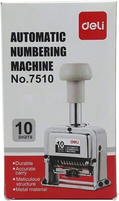 Deli Automatic Numbering Machine (10 Digit) - E7510