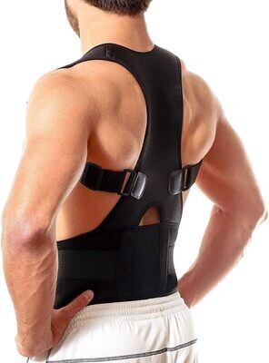Back Brace Posture Corrector - Medical Grade Adjustable Support Brace