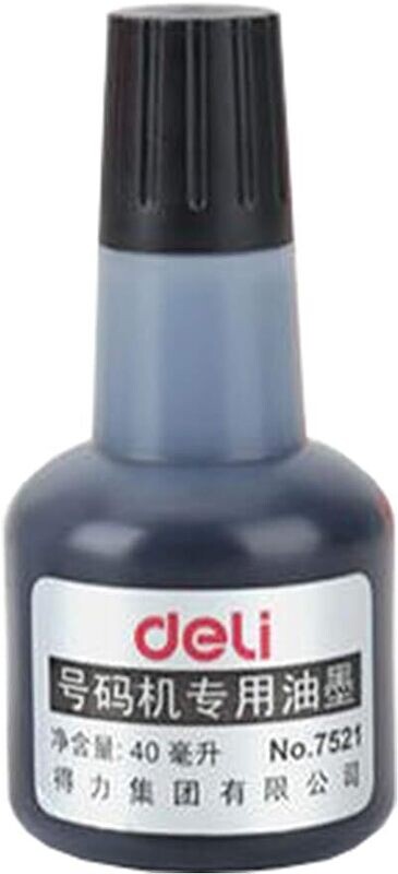 DELI  E7521 Numbering Machine Ink 40ml