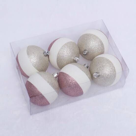 Christmas tree Balls Decoration Balls 8cm/6pcs #SYQB-0122098