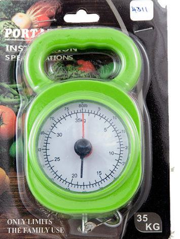 Portable Home Use Analog Scale up to 35KG - Model 4311