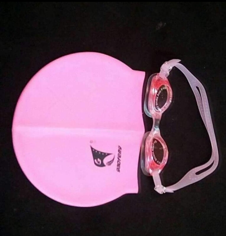 Swimming Goggles and Swim Cap 2 pcs set PARIS