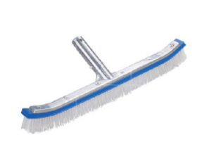 18-Inch Deluxe Wall Brush with Aluminum Back (45cm) -for swimming pool cleaning