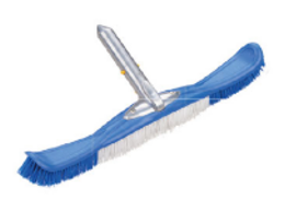 Swimming Pool Flexible Brush with Aluminum Handle and EZ-Clip, Extra Bristle