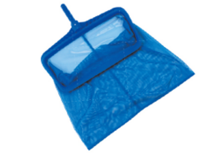 Swimming Pool Heavy duty plastic leaf rake with long wearing  mesh P1202BU/5658BU