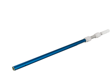 Swimming Pool Aluminium Pole 2x120cm, Std Grip &amp; Lock, 0.8mm, Ribbed P1711BU/B