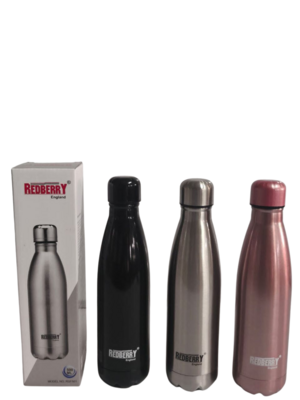 Custom Branded Travel Flask 500ml - Personalized Corporate Logo Flask (Flask + Branding 10pcs+)