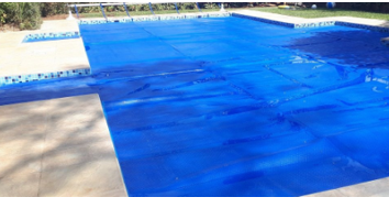 Rectangular Swimming Pool Cover - 6.70m x 25.20m, 0.4mm PE Bubble Cover