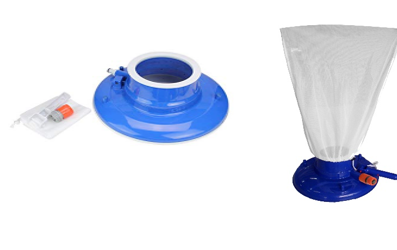 Swimming Pool Leaf Eater with Swivel Wheels, Brushes, and Bags