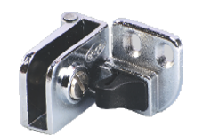EBCO HGI1 Glass Hinge - Inset - Chrome Plated