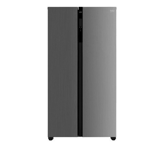 BEKO BFF255 Side By Side 472L - Silver Refrigerator with No Frost