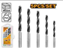 Ingco AKDB5055 5 Pcs Wood Drill Bits Set