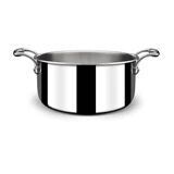 Stahl Stainless Steel sauce pot Triply 16cm casserole pot with lid