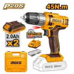 Ingco CDLI200528 20V Lithium-Ion Cordless Drill - Powerful and Versatile