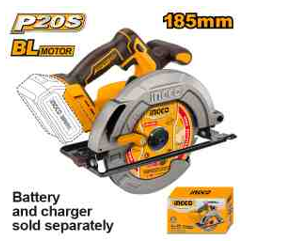 Ingco CSLI1851 20V Lithium-Ion Circular Saw - Precision Cutting Made Easy