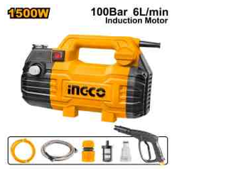 Ingco HPWR15028 High Pressure Washer - 1500W Copper Wire Induction Motor