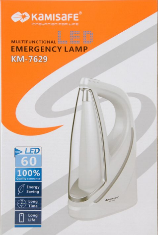 Kamisafe WW-KMS-HL-7629 Multifunctional LED Emergency Lamp with USB Charging Port