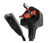 Terabit 2-Pin Power Cable with Fused UK Plug Model (EP-RMAIN-3M)