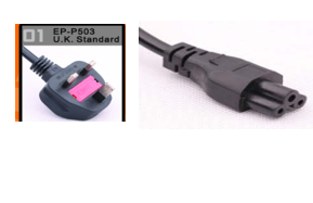 Terabit UK Laptop Power Cable - 1.5 Meter