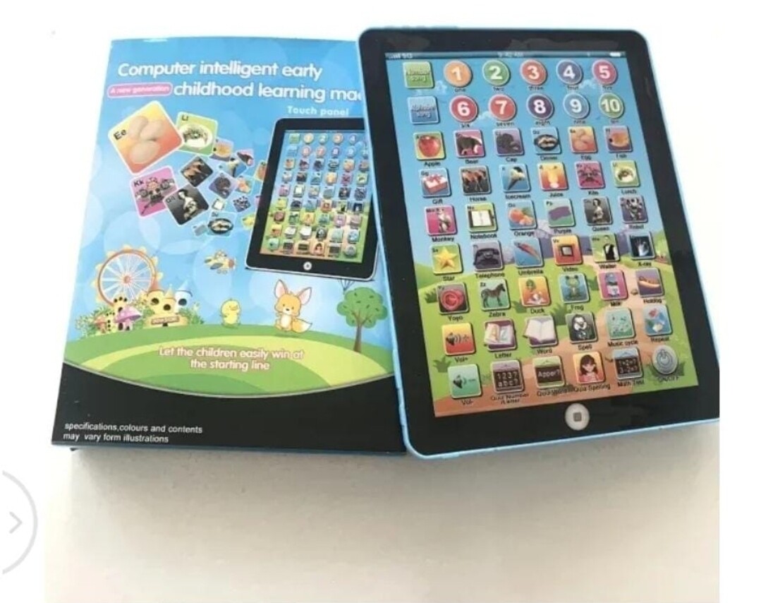 Kids early learning pads touch, voice pad screen battery powered